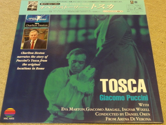 プッチーニ トスカ オペラストーリー チャールトン・ヘストン解説 レーザーディスク拍卖