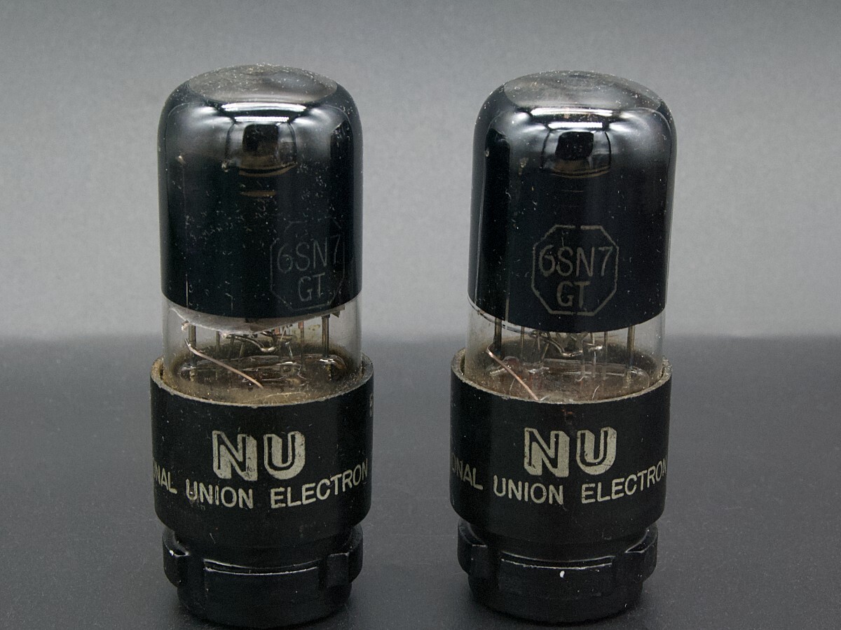♪♪National Union 6SN7GT 同一ロット NOS品ペア #2957、USAナショナルユニオン♪♪拍卖