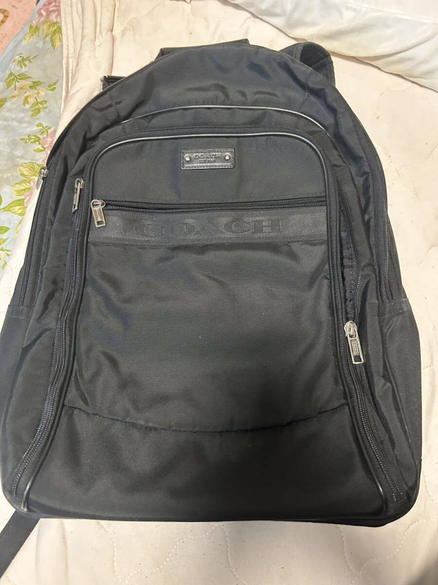 コーチ バックパック 通勤に便利!人気のナイロン【中古】拍卖