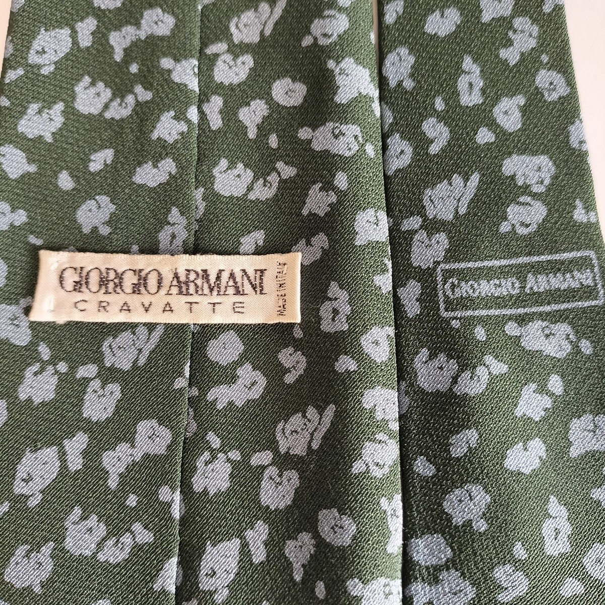 GIORGIO ARMANI(ジョルジオアルマーニ)緑雲ネクタイ拍卖