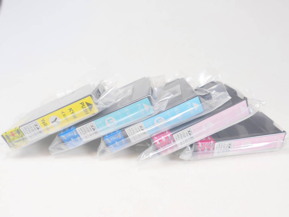 ♪未開封★エプソン用 互換 インクカートリッジ ICLM50/ICLC50/ICY50 5個セット拍卖