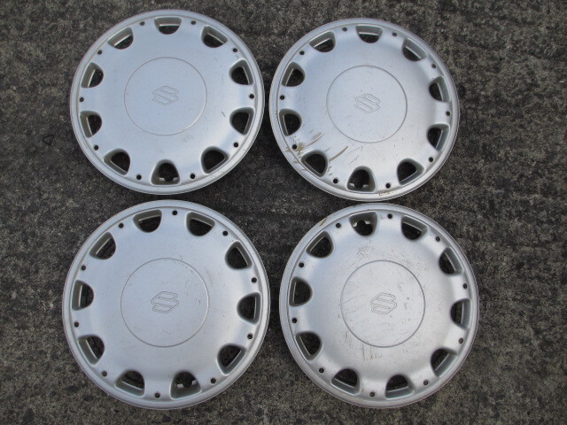 スズキ純正12インチホイルキャップ4枚 ホイルカバー 拍卖