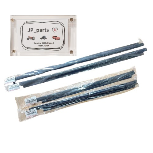 トヨタ 純正 4ランナー 96-02 ドアベルトモール 4枚セット フロント リア 左 右 68161-35010 他拍卖