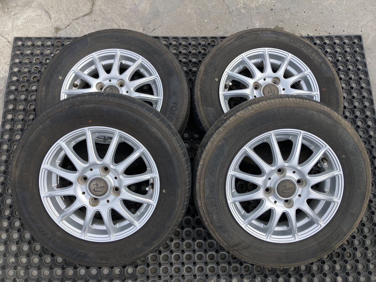 ZEPHYR 145/80R13 4.00B +42 PCD100 アルミホイール4本セット拍卖