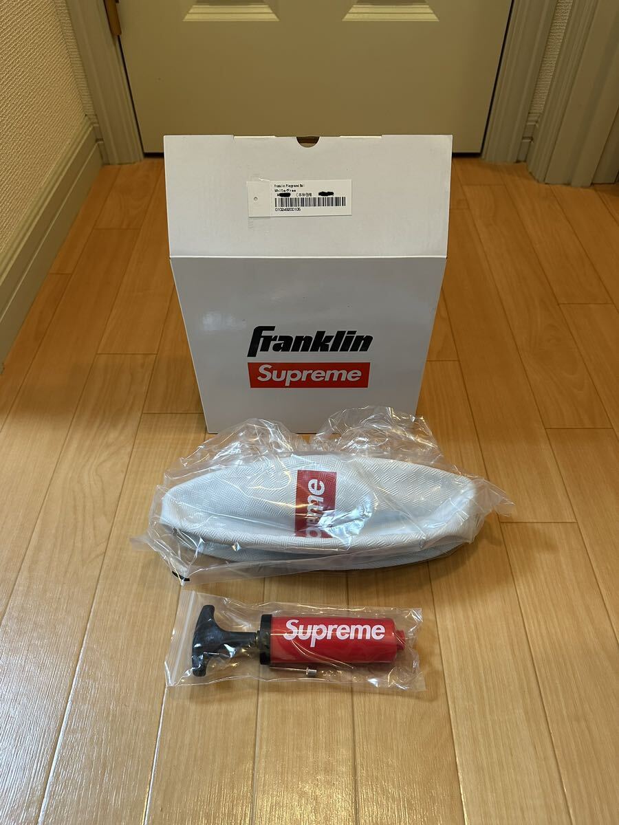 未使用 Supreme x Franklin Playground Ball White シュプリーム フランクリン プレイグラウンド ボール ホワイト 白 24SS week19拍卖