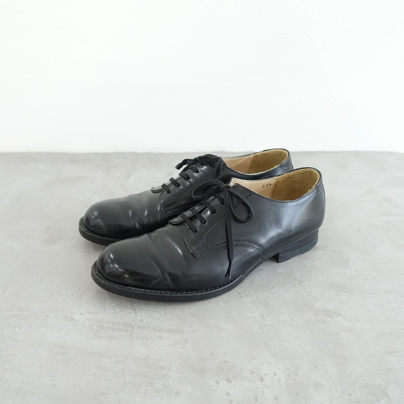 トリココムデギャルソン tricot COMME des GARCONS*レースアッププレーントゥレザーシューズ 23.5*ブラック(sh88-2406-11)【72F42】拍卖