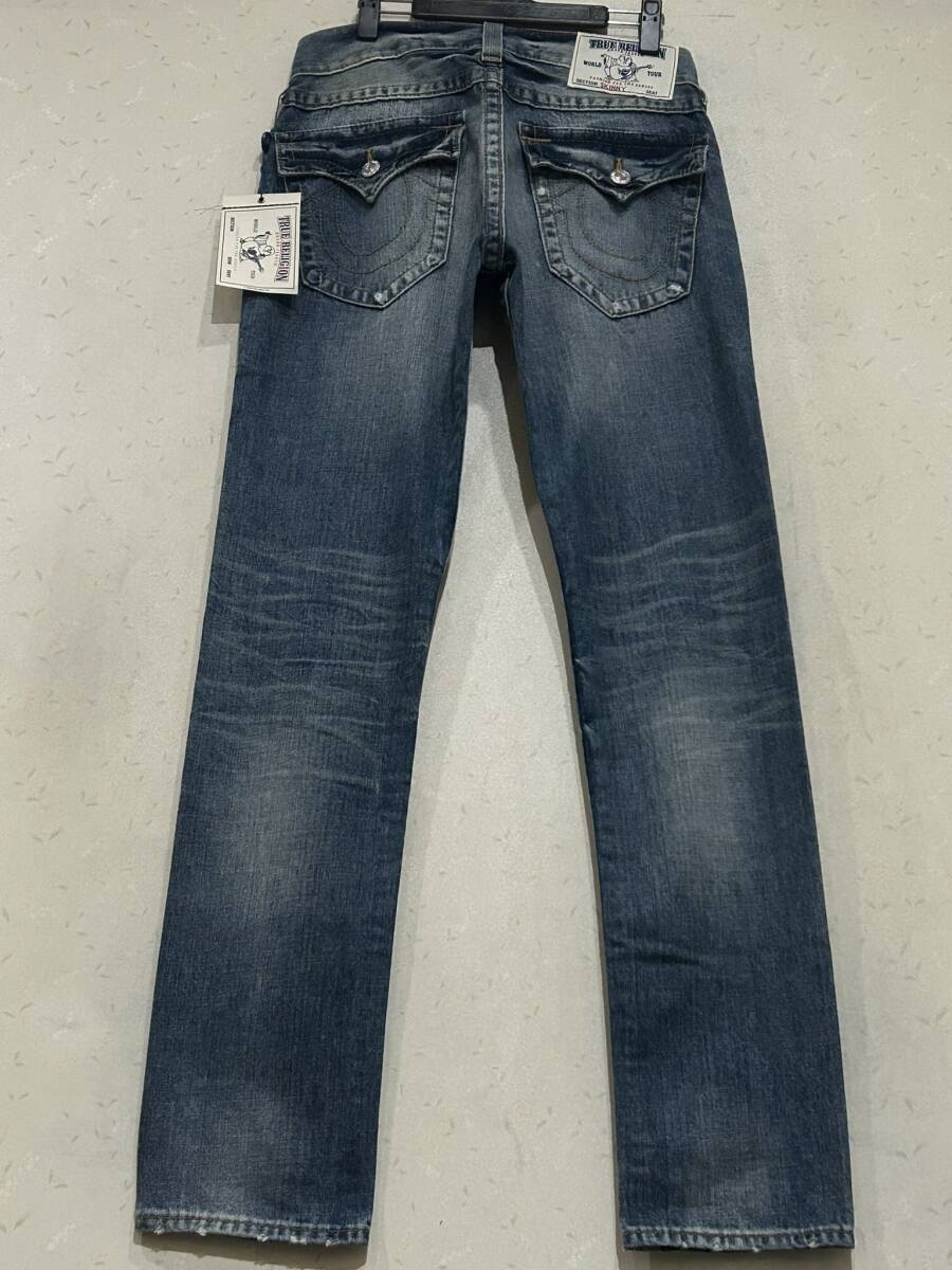 ※TRUE RELIGION トゥルーレリジョン SKINNY デニムパンツ インディゴ メキシコ製 30 BJBD.F拍卖