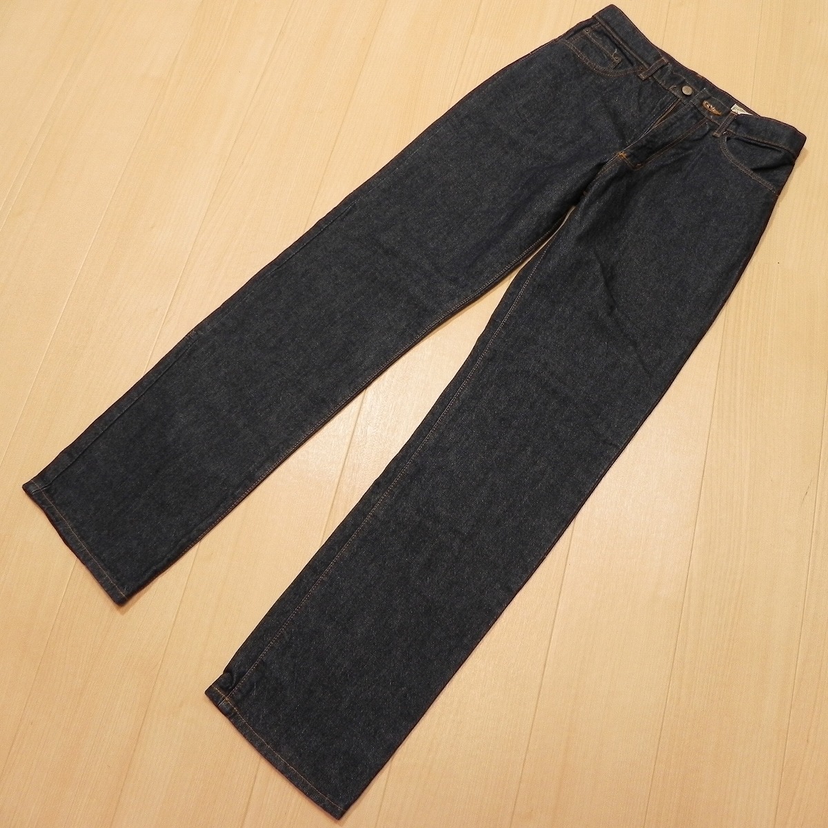 =98■ 濃紺 日本製 ラングラー WRANGLER M1810-28 デニムパンツ ジーンズ ジーパン W32 【ストレート 古着 状態良好 即決】拍卖