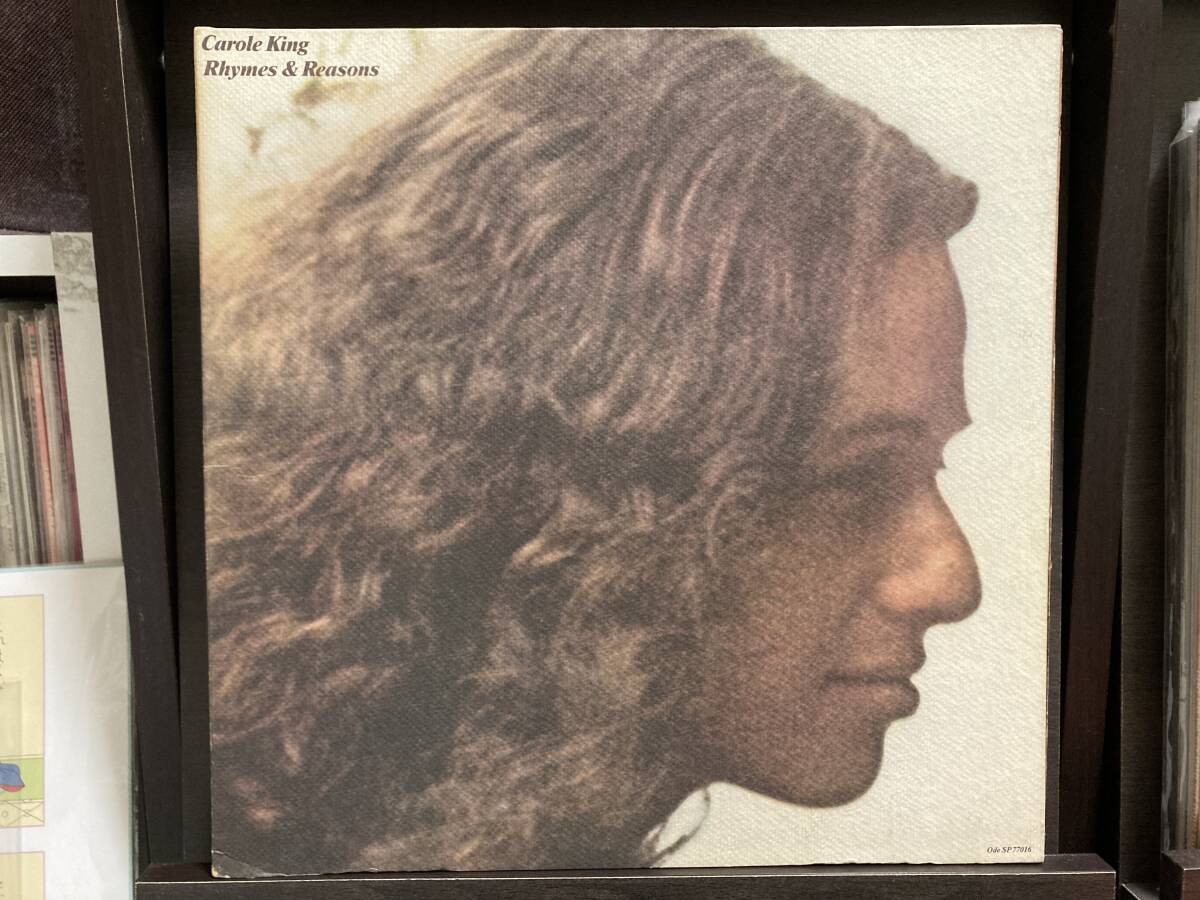 【LP】CAROLE KING ☆ Rhymes & Reasons 72年 輸入盤 Ode Records アナログ SSW 名盤 ゲートフォルド インナー付き 盤歪み ジャンク拍卖