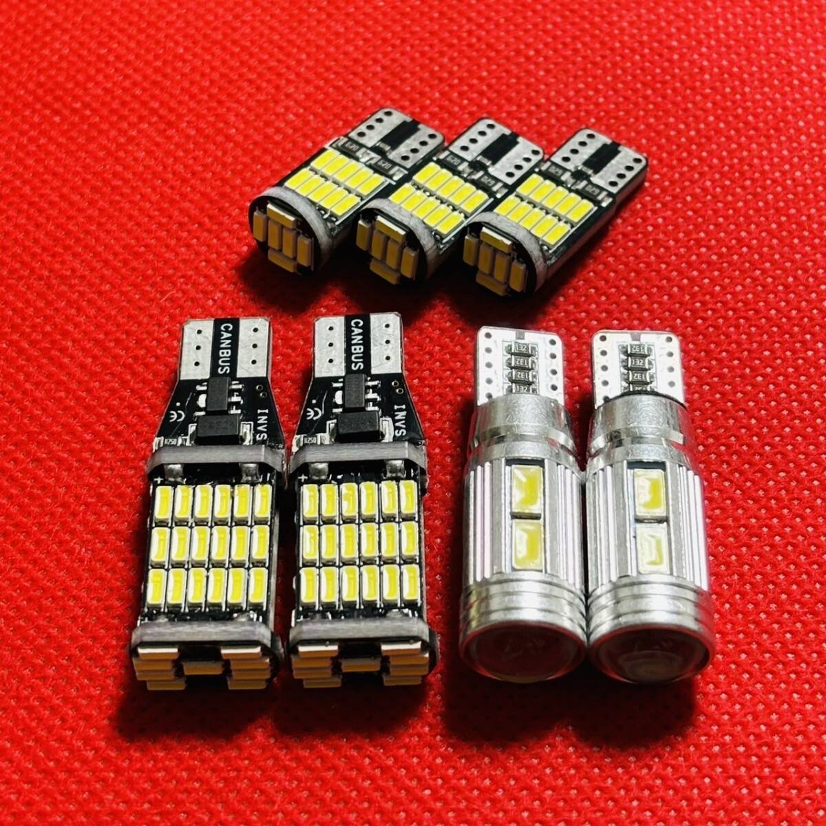 大特価!! 爆光7個セット エブリィバン DA64系 DA17V バックランプ ポジション球 ナンバー灯 T10 LED ルームランプ ホワイト 車用品拍卖