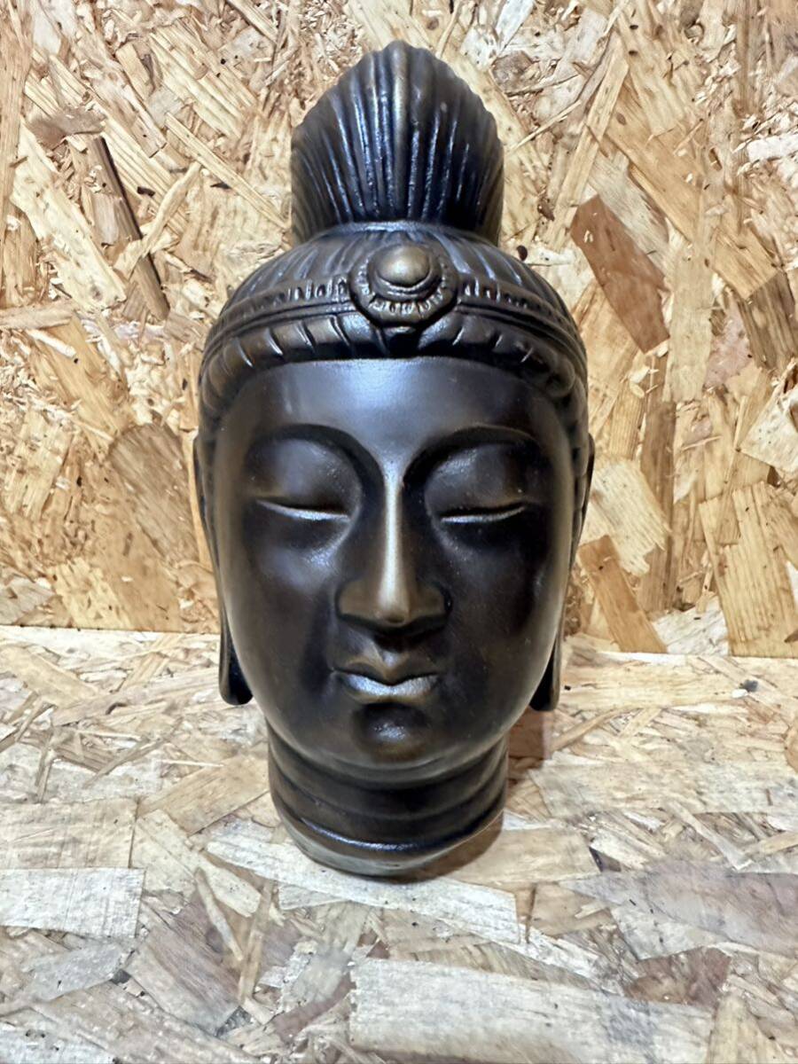 仏教美術 仏面 お面 インテリア オブジェ 壁飾り 鉄製拍卖