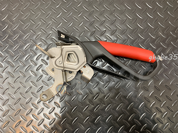 マツダ 純正 オプション RX-8 パーキング ブレーキ レバー 赤 本革 ステッチ RX8 rx8 rx-8 検 スピード サイドステップ シフト ノブ ドア拍卖