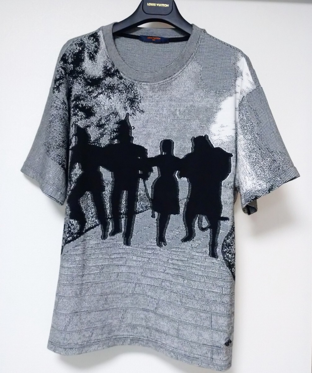 ルイヴィトン 半袖カットソー オズの魔法使い グレー系 L拍卖
