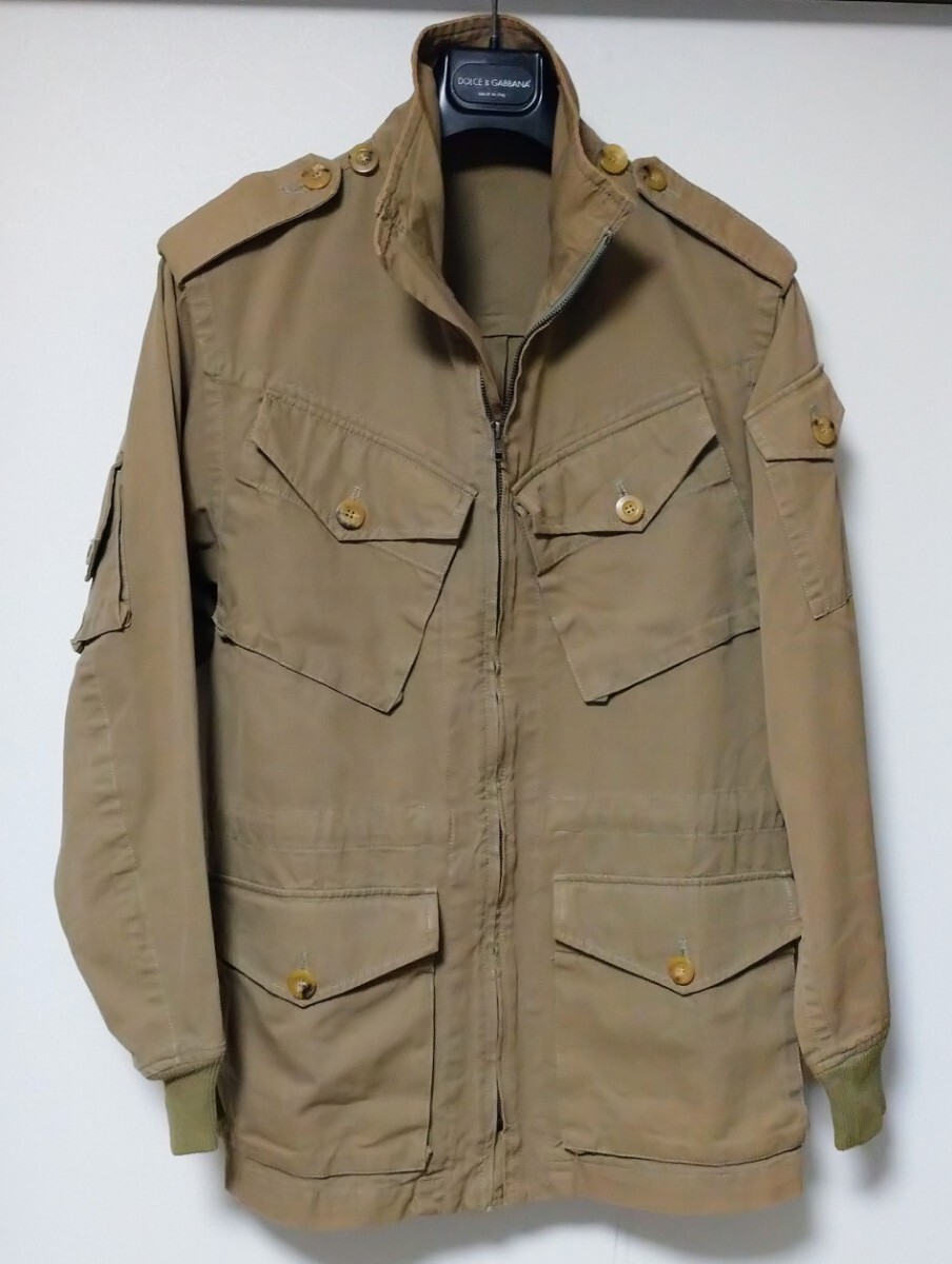 グッチ ミリタリージャケット ブラウン 44拍卖