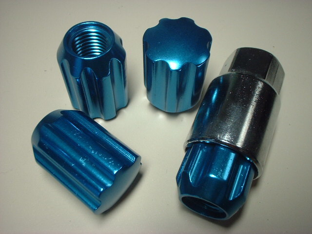 超軽量アルミ袋ロックナットセット(4個プラス専用キーセット)拍卖