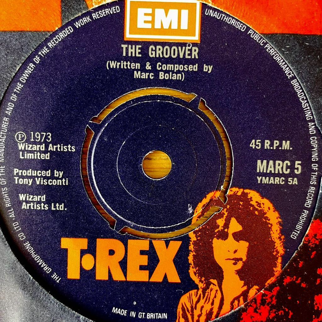 7'' T. Rex The Groover/Midnight MARC 5 UK Original オリジナル T.Rex T.レックス グラムロック gram pop art rock 70s拍卖