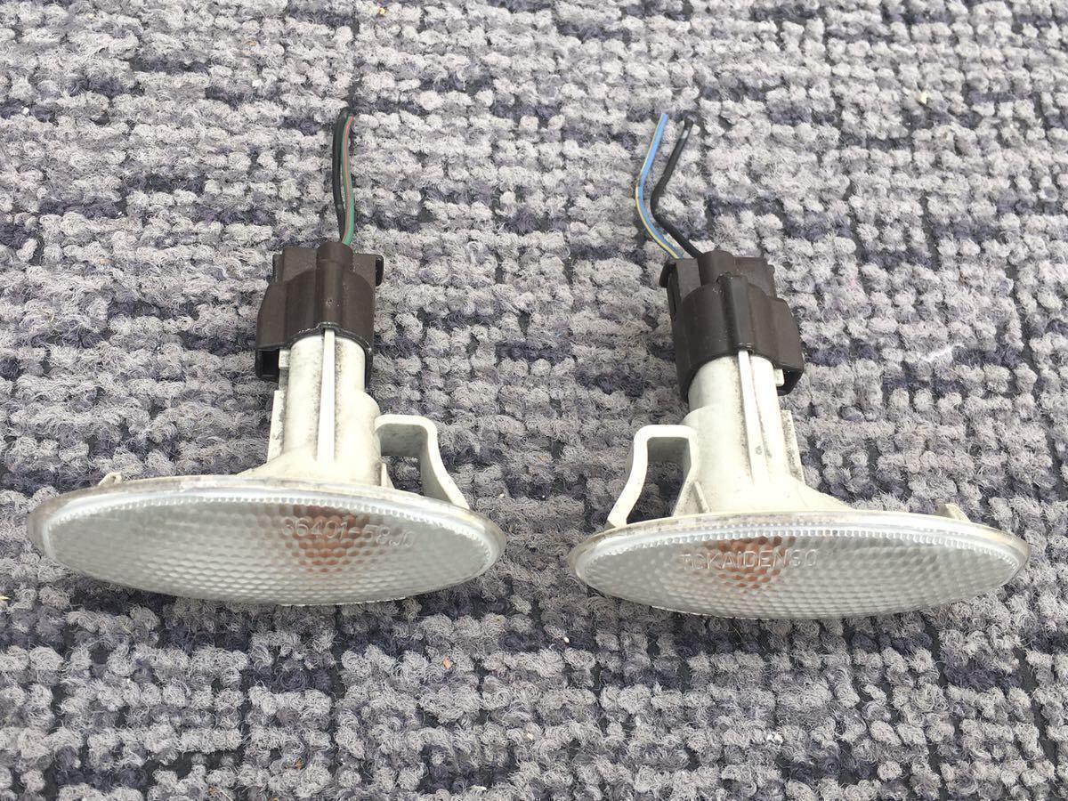 送料290円【配線ハーネスカプラー付き】SUZUKI スズキ ワゴンR MH21S/MH22S型 他(純正)ウインカーランプ (左右2個セット)拍卖