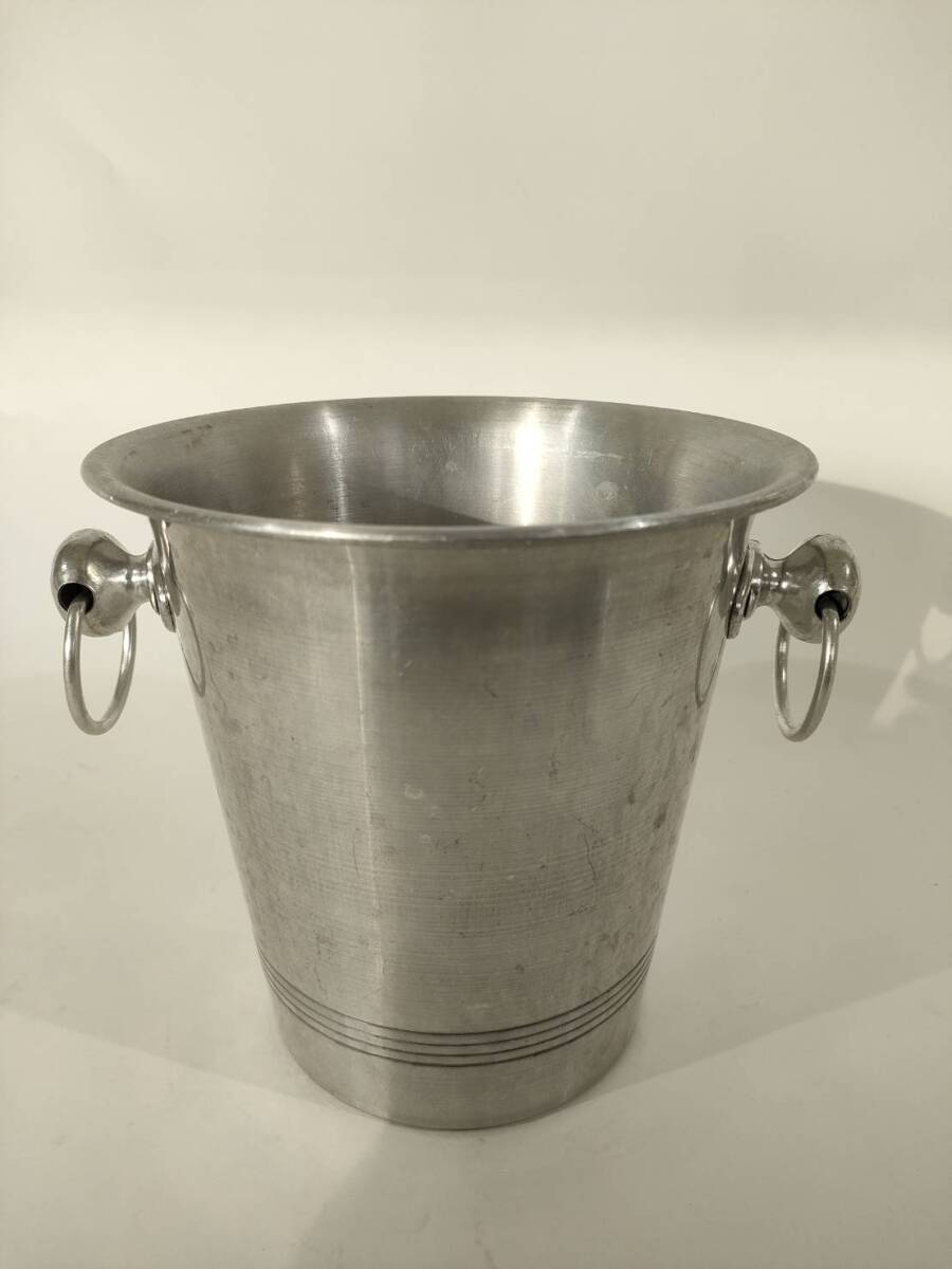 ワインクーラー 上径 20cm 下径 13cm 幅(取っ手込み) 23cm拍卖