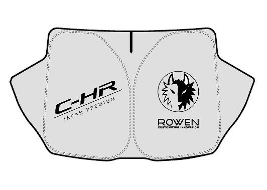 【M's】 TOYOTA C-HR ROWEN C-HR専用 サンシェード 1T026AP001 収納ケース付き トヨタ CHR シーエイチアール 狼炎 ロエン拍卖