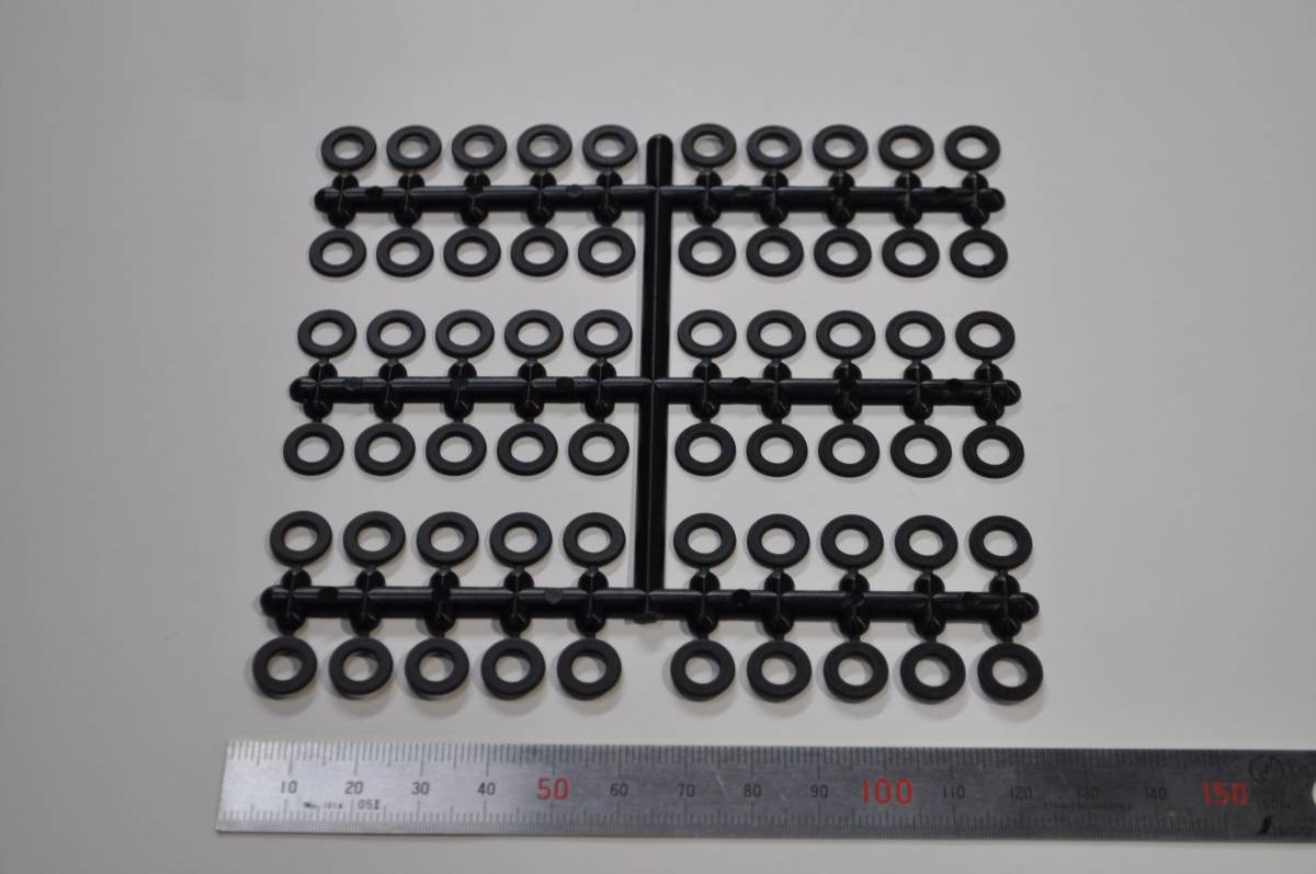 DIY・φ5プラスチックワッシャー・1シート60個・黒@拍卖
