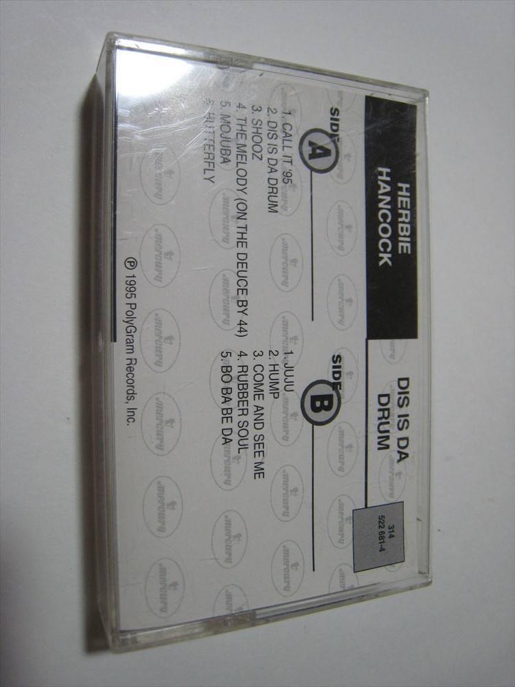 【カセットテープ】 HERBIE HANCOCK / ●プロモ● DIS IS DA DRUM US版 ハービー・ハンコック ディス・イズ・ダ・ドラム拍卖
