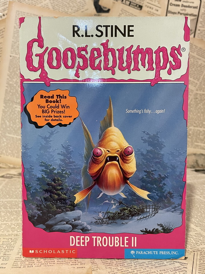 ☆1990年代/グースバンプス/小説/ビンテージ即決USA/洋書/ホラー/Goosebumps/Deep Trouble II(90s) BK-237拍卖