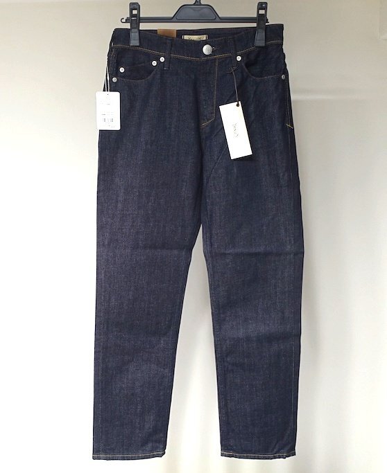 22AW 定価2.4万 新品未使用 YANUK ヤヌーク ANNETTE アネット ストレート デニムパンツ ジーンズ 57123010 インディゴ レディース 26拍卖