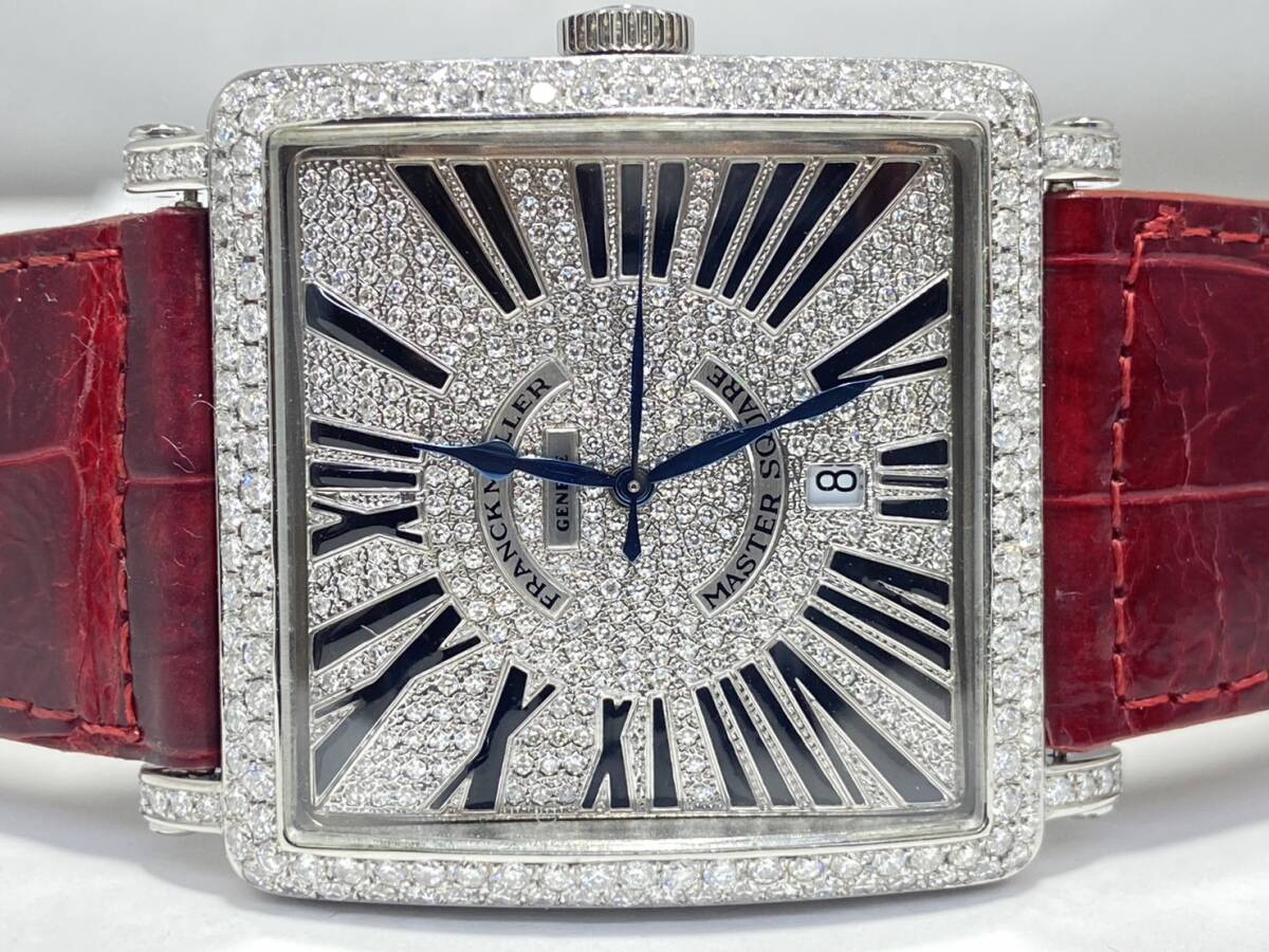 フランク・ミュラー マスタースクエアキング6000K全面ダイヤ!!拍卖