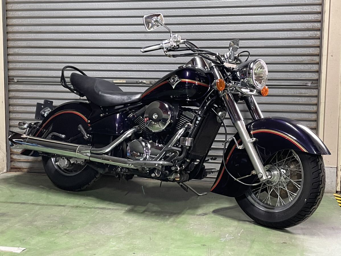 ※入札前要問合せ※ H13年式 バルカン400 ドリフター VN400D 整備予備検付き ODO13,700km 全国送料24,800円~ 【VULCAN クラシック拍卖