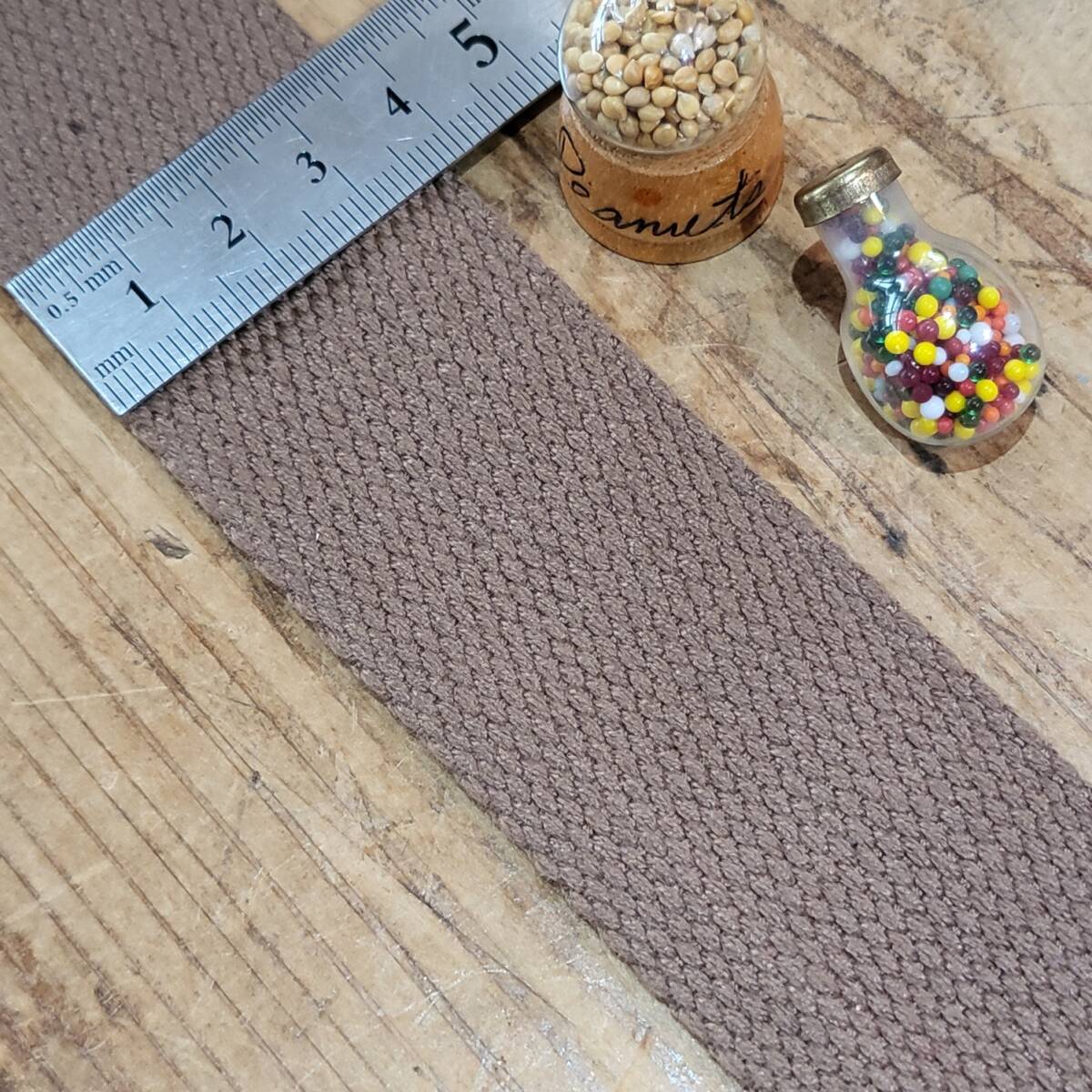 レザークラフト カバンテープ ●訳アリ商品● 幅38mm 厚2mm 長さ1個=1M( ブラウン01)拍卖