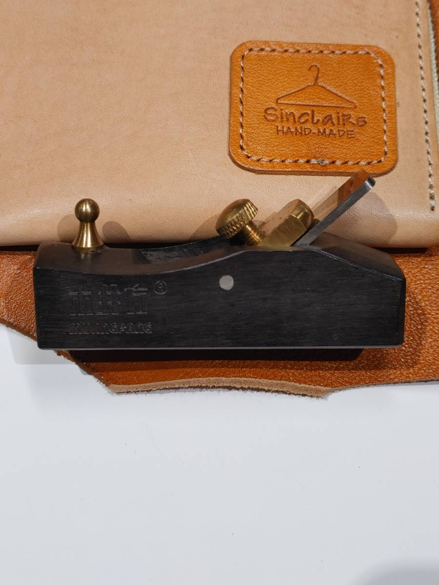 レザークラフト 黒檀豆カンナ【平】拍卖