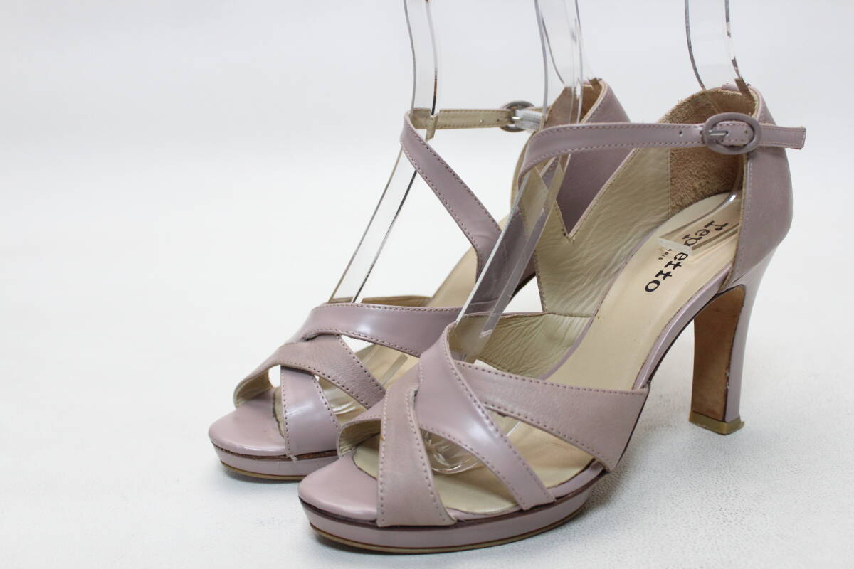 53■repetto レペット 本革オープンパンプス(38)拍卖