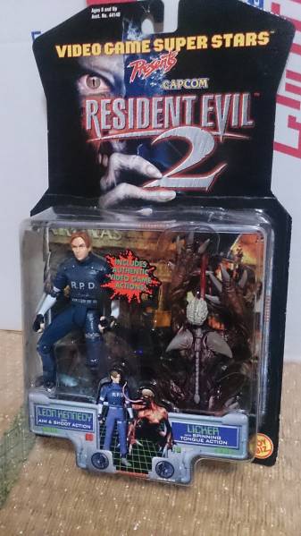 【未開封品・送料無料】トイビズ バイオハザード フィギュア レオン リッカー Resident Evil 2 Leon & Licker by Toy Biz拍卖