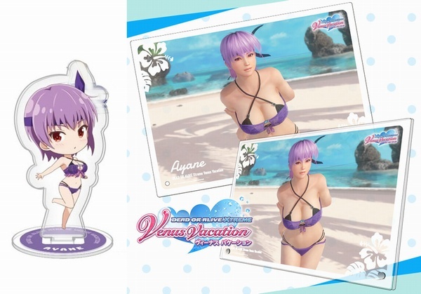 デッドオアアライブ DEAD OR ALIVE Xtreme Venus Vacation ヴィーナス アクリルスタンド アクリルボード あやね ニャンメイド ブロマイド付拍卖