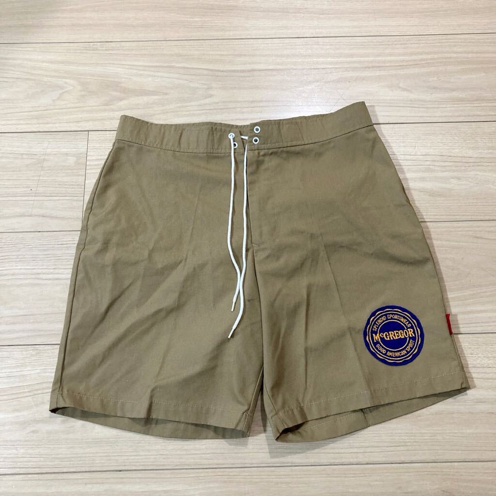 McGREGOR マクレガー マックレガー 短パン 半パン ショートパンツ ハーフパンツ ショーパン Mサイズ ベージュ拍卖