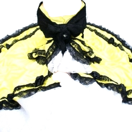 黄色+黒 全円ドレス 悪ノ娘 鏡音リン コスプレ衣装拍卖