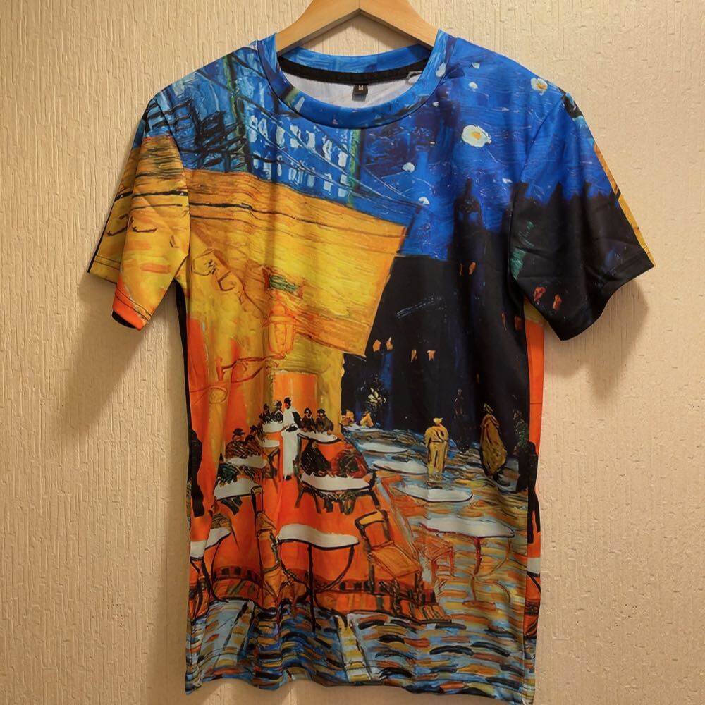 新品★ゴッホ★夜のカフェテラス★Tシャツ★ユニセックス★M拍卖