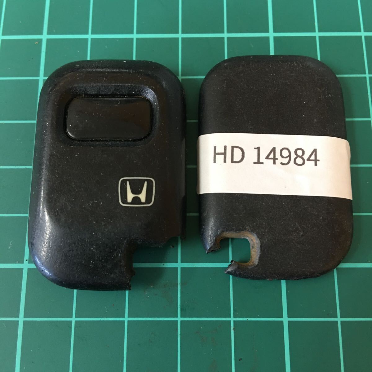 HD14984 ホンダ 純正 キーレス リモコンキー 1ボタン 1B 緑基盤 グリーン 動作未確認 バモス ライフ フィット アクティ K50489拍卖