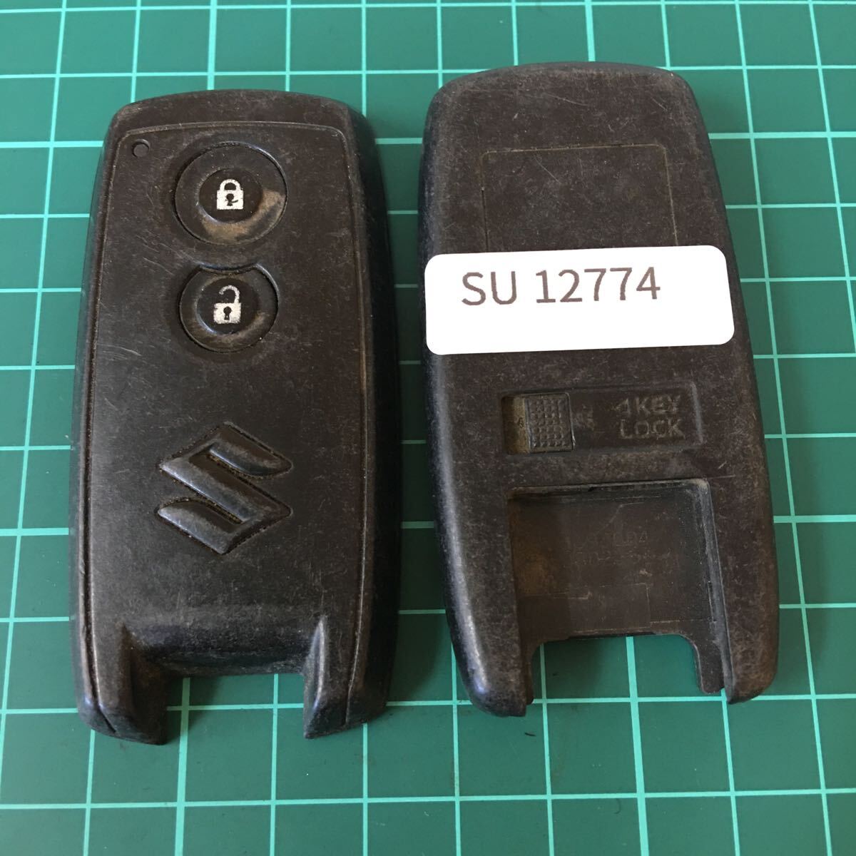 SU12774 スズキ U43PB14B 2ボタン スマートキー キーレスリモコン モコ セルボ フレア ワゴンR MRワゴン等 日産マツダAZワゴン MG22S MH22S拍卖