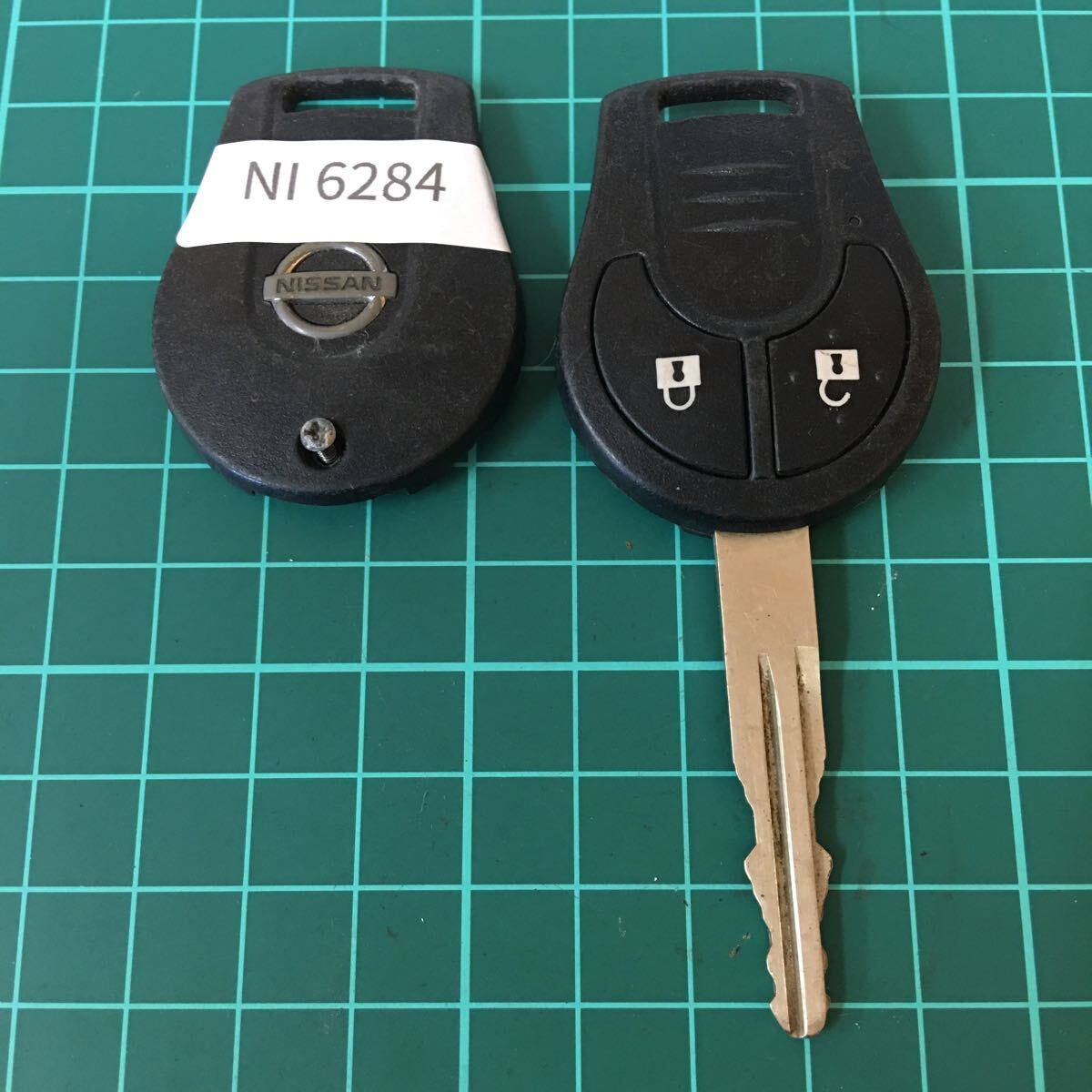 NI6284 ニッサン 日産 純正 ノート マーチ ティーダ ウィングロードNV350 キャラバン等 2ボタン スマートキー キーレス拍卖