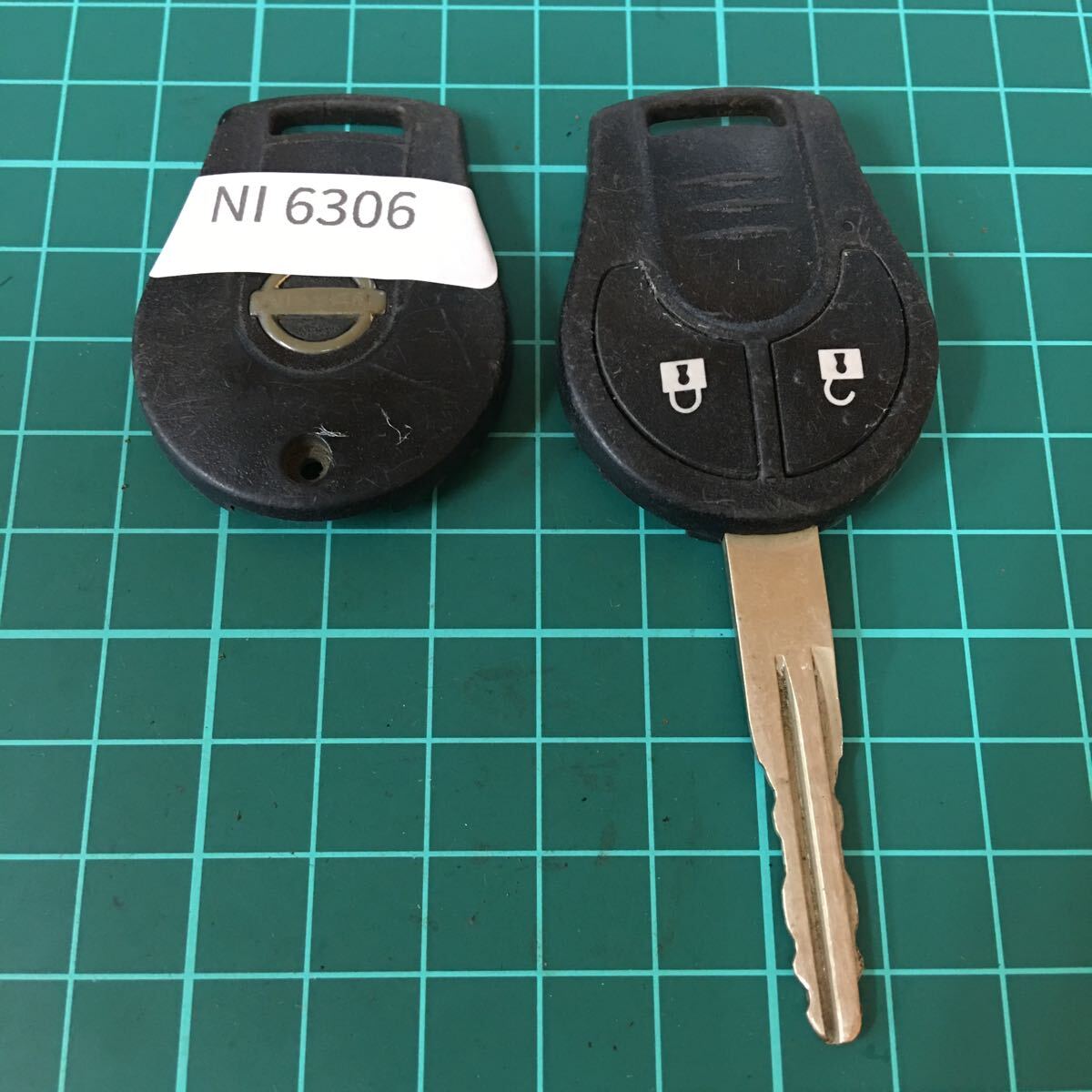 NI6306 ニッサン 日産 純正 ノート マーチ ティーダ ウィングロードNV350 キャラバン等 2ボタン スマートキー キーレス拍卖