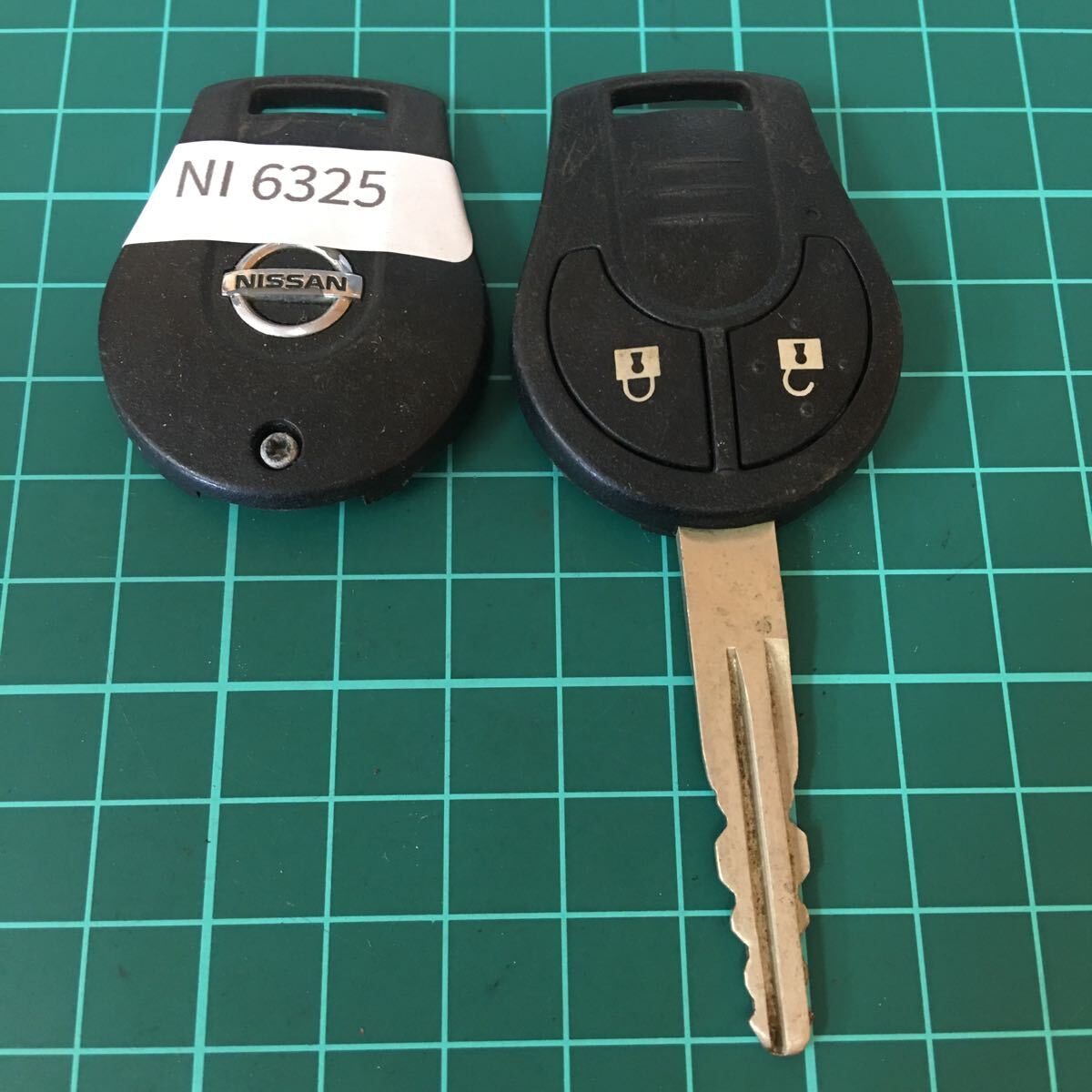 NI6325 ニッサン 日産 純正 ノート マーチ ティーダ ウィングロードNV350 キャラバン等 2ボタン スマートキー キーレス拍卖