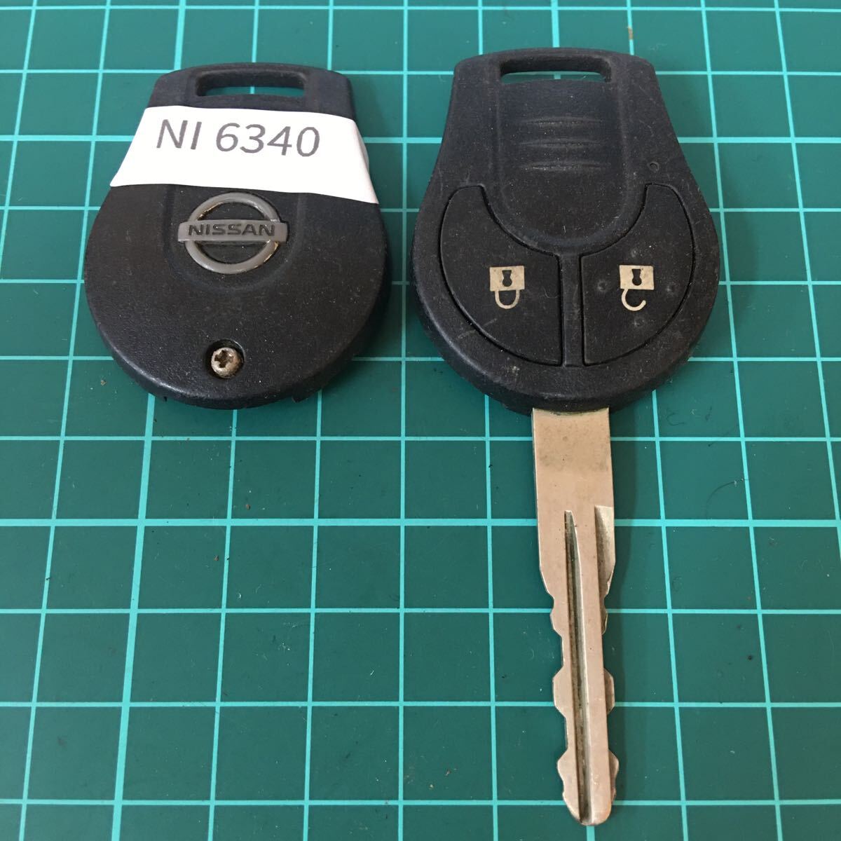 NI6340 ニッサン 日産 純正 ノート マーチ ティーダ ウィングロードNV350 キャラバン等 2ボタン スマートキー キーレス拍卖