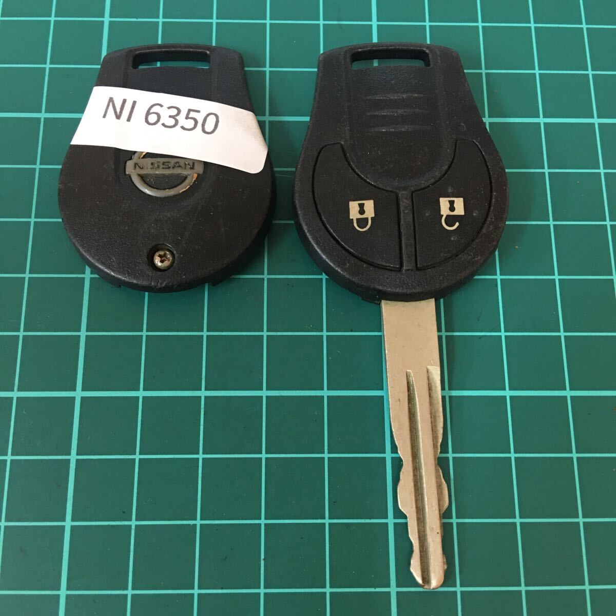 NI6350 ニッサン 日産 純正 ノート マーチ ティーダ ウィングロードNV350 キャラバン等 2ボタン スマートキー キーレス拍卖
