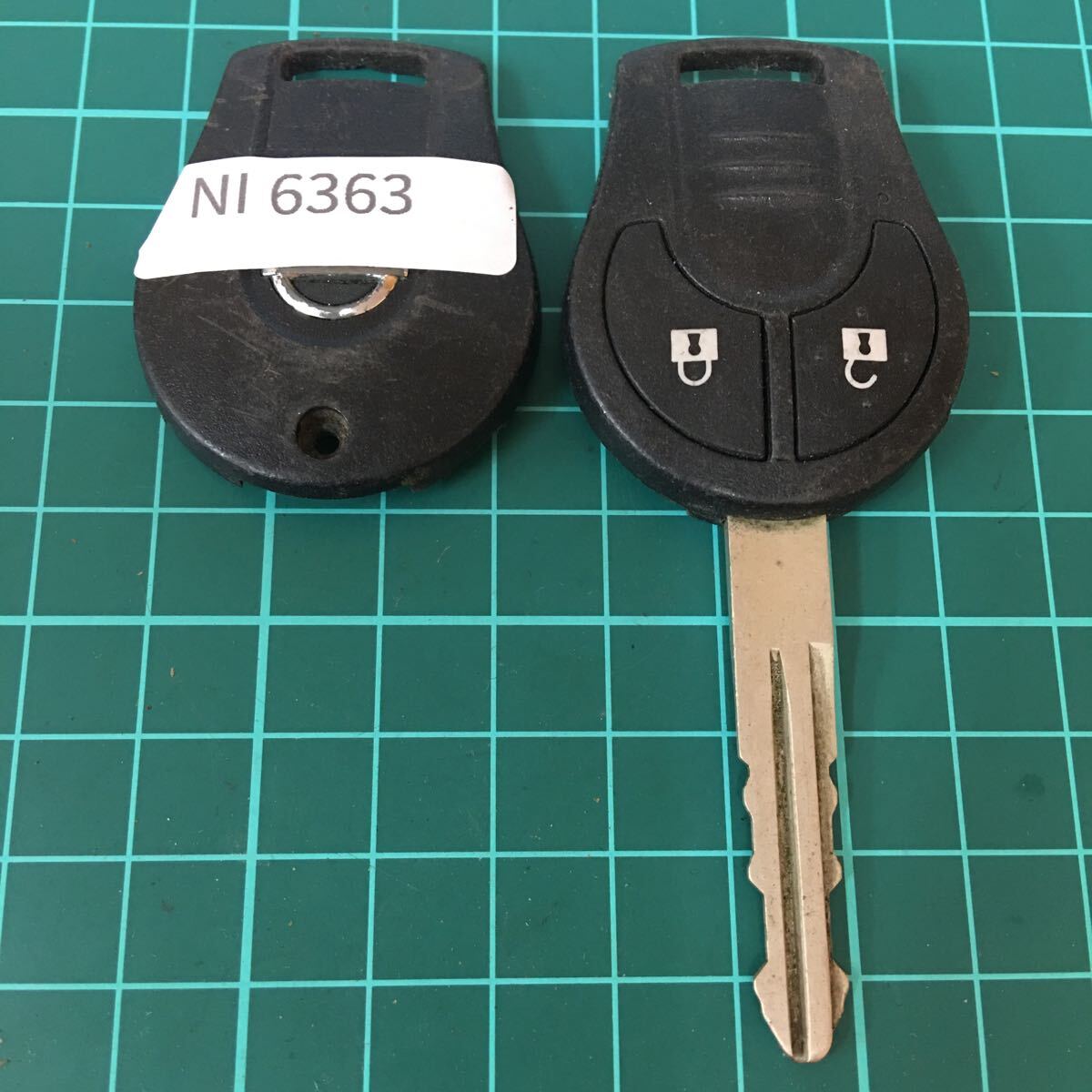 NI6363 ニッサン 日産 純正 ノート マーチ ティーダ ウィングロードNV350 キャラバン等 2ボタン スマートキー キーレス拍卖