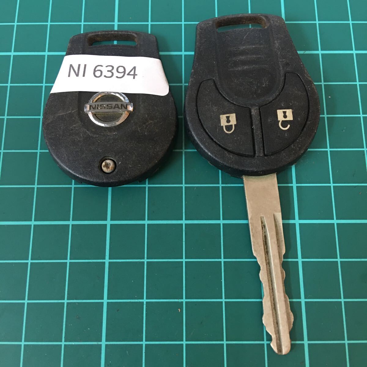 NI6394 ニッサン 日産 純正 ノート マーチ ティーダ ウィングロードNV350 キャラバン等 2ボタン スマートキー キーレス拍卖