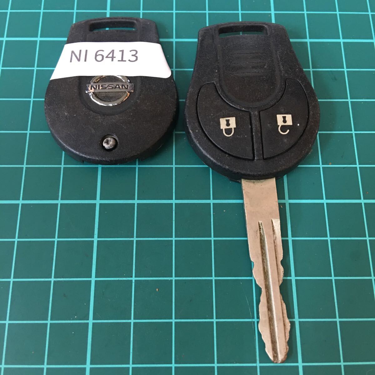 NI6413 ニッサン 日産 純正 ノート マーチ ティーダ ウィングロードNV350 キャラバン等 2ボタン スマートキー キーレス拍卖