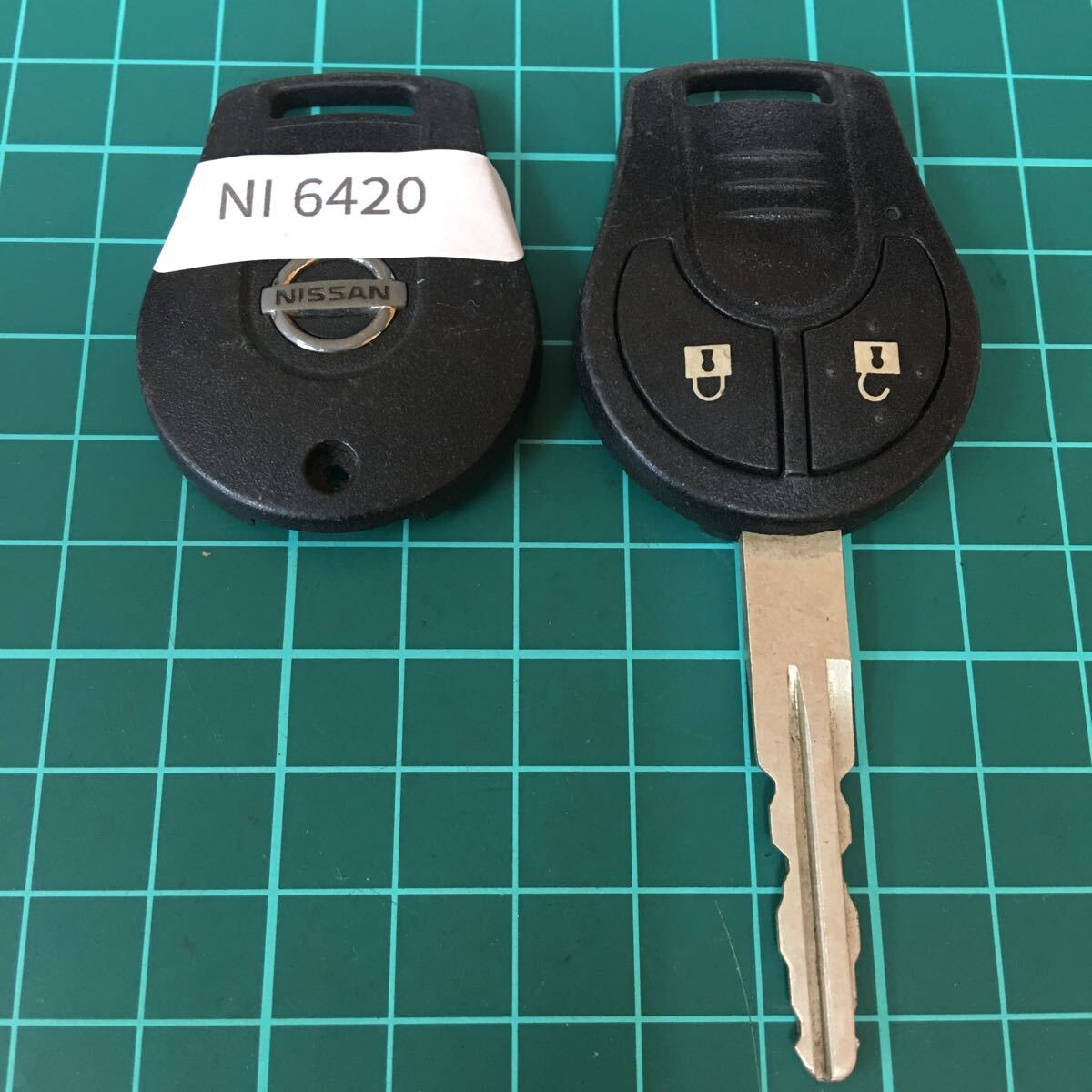 NI6420 ニッサン 日産 純正 ノート マーチ ティーダ ウィングロードNV350 キャラバン等 2ボタン スマートキー キーレス拍卖