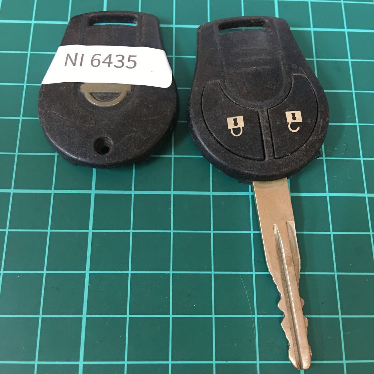 NI6435 ニッサン 日産 純正 ノート マーチ ティーダ ウィングロードNV350 キャラバン等 2ボタン スマートキー キーレス拍卖