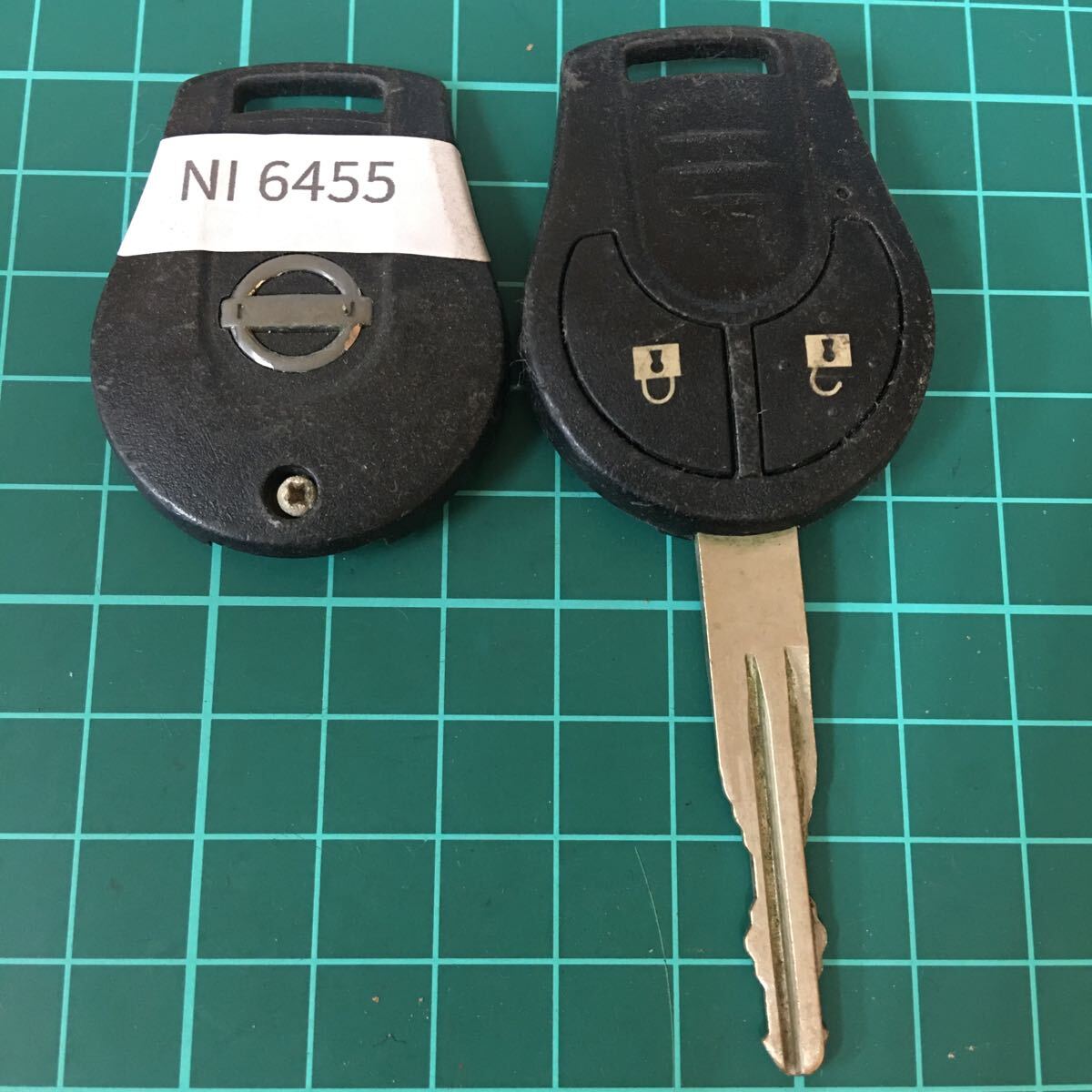 NI6455 ニッサン 日産 純正 ノート マーチ ティーダ ウィングロードNV350 キャラバン等 2ボタン スマートキー キーレス拍卖